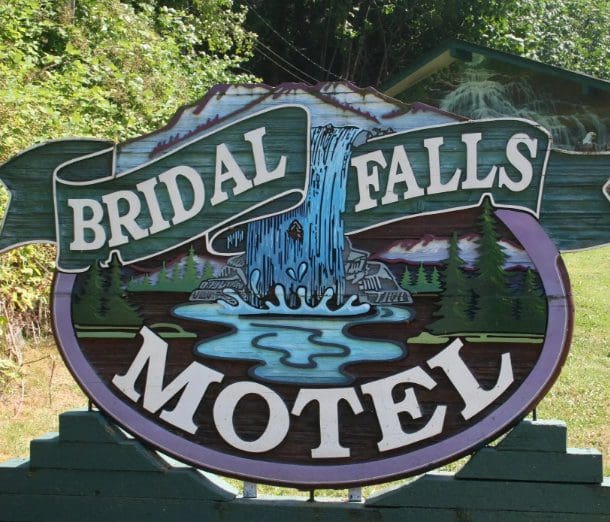Bridal Falls Signage Temp